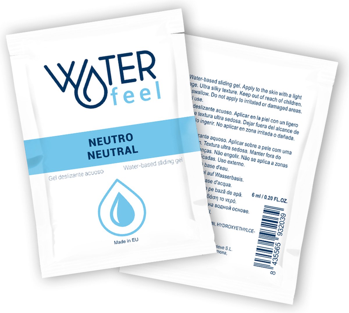 WATERFEEL | Waterfeel Water-based Sliding Gel - Neutral 6 Ml