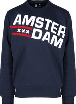 Fox Sweater Amsterdam Andreas Kruizen  - Navy Blue Blauw - maat S