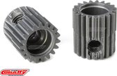 Team Corally - 64 DP Motortandwiel - Kort - Hard geanodiseerd AL7075 - 19 Tanden - Motoras dia. 3.17mm