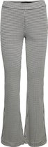 Vero Moda VMKAMMA MR FLARED GINGHAM PANT Danes Broek Black - Maat M x L32