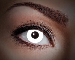 Partyxclusive Contactlenzen Flash Siliconen Wit 2 Stuks