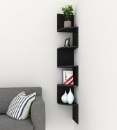 Moderne Boekenplank - Home Decor - Wandmontage - zwart
