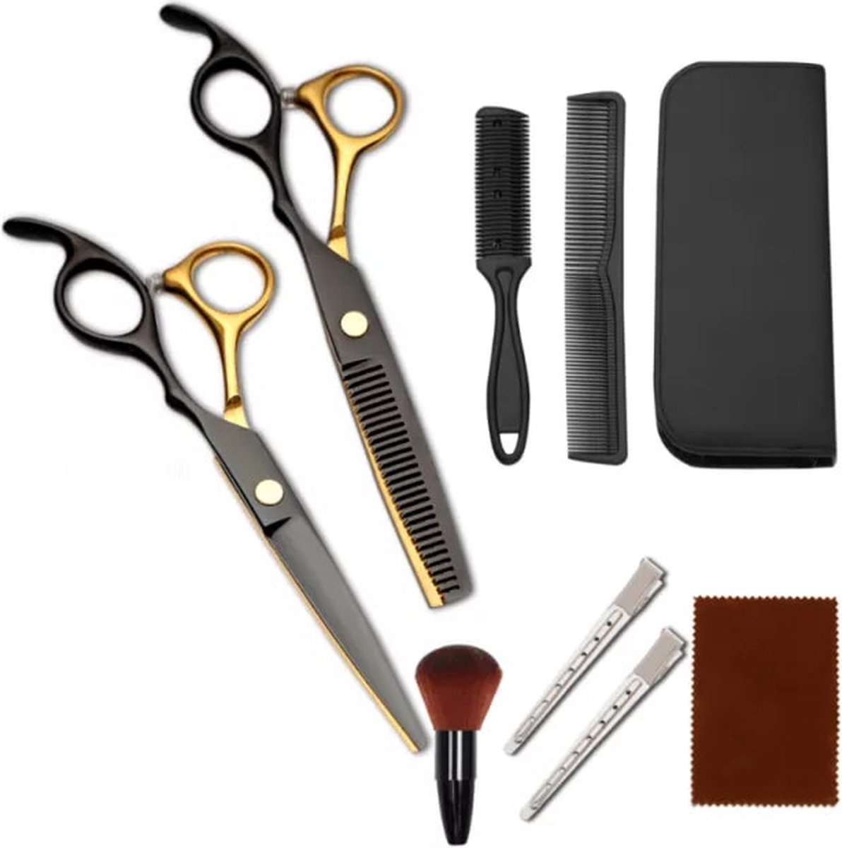 Professionele kappersschaar Set - rechtshandig -6 Inch - Schaar - Haar - Premium kappers Schaar