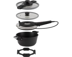 Remoska® Tria Grey 3-in-1 Bak-, Kook- en Stoofpan