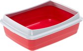 Ferplast Kattenbak Nip Plus 10 Liter 47 X 36 X 15,5 Cm Rood