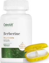 Supplementen - Berberine 500mg - 2% Extract (10mg) - Vegan - 90 Tablets - OstroVit