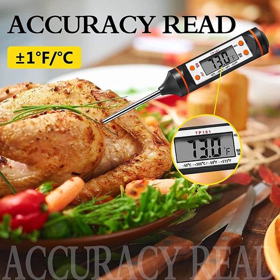 IGOODS - Digitale vleesthermometer - Keukenthermometers- BBQ thermometer- Voedselthermometer- RVS - Igoods