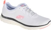 Skechers Flex Appeal 4.0 Brilliant View 149303-WBPK, Vrouwen, Wit, Sportschoenen,Sneakers, maat: 38,5