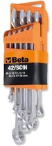 Ringsteeksleutelset Beta Tools 42/SC9I 9-delig in houder
