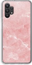 CaseCompany® - Galaxy A32 5G hoesje - Roze marmer - Soft Case / Cover - Bescherming aan alle Kanten - Zijkanten Transparant - Bescherming Over de Schermrand - Back Cover