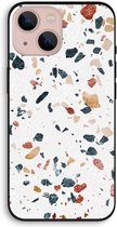 CaseCompany® - iPhone 13 hoesje - Terrazzo N°4 - 100% Biologisch Afbreekbaar - Duurzaam - Biodegradable Soft Case - Milieuvriendelijke Print op Achterkant - Zwarte Zijkanten - Bescherming Ove