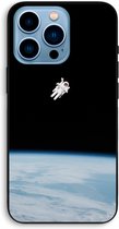 Case Company® - iPhone 13 Pro Max hoesje - Alone in Space - 100% Biologisch Afbreekbaar - Duurzaam - Biodegradable Soft Case - Milieuvriendelijke Print op Achterkant - Zwarte Zijkanten - Besc