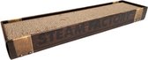 Croci krabplank homedecor wenge houtprint donkerbruin (48X12,5X5 CM)