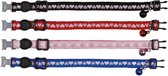 Trixie halsband kat print hart assorti