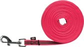 Trixie Sleeplijn met rubber bekleed Fuchsia 5 m