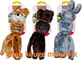 Kong Wubba Friend - Hondenspeelgoed - Assorti - 10,2 x 7,9 x 2,6 cm