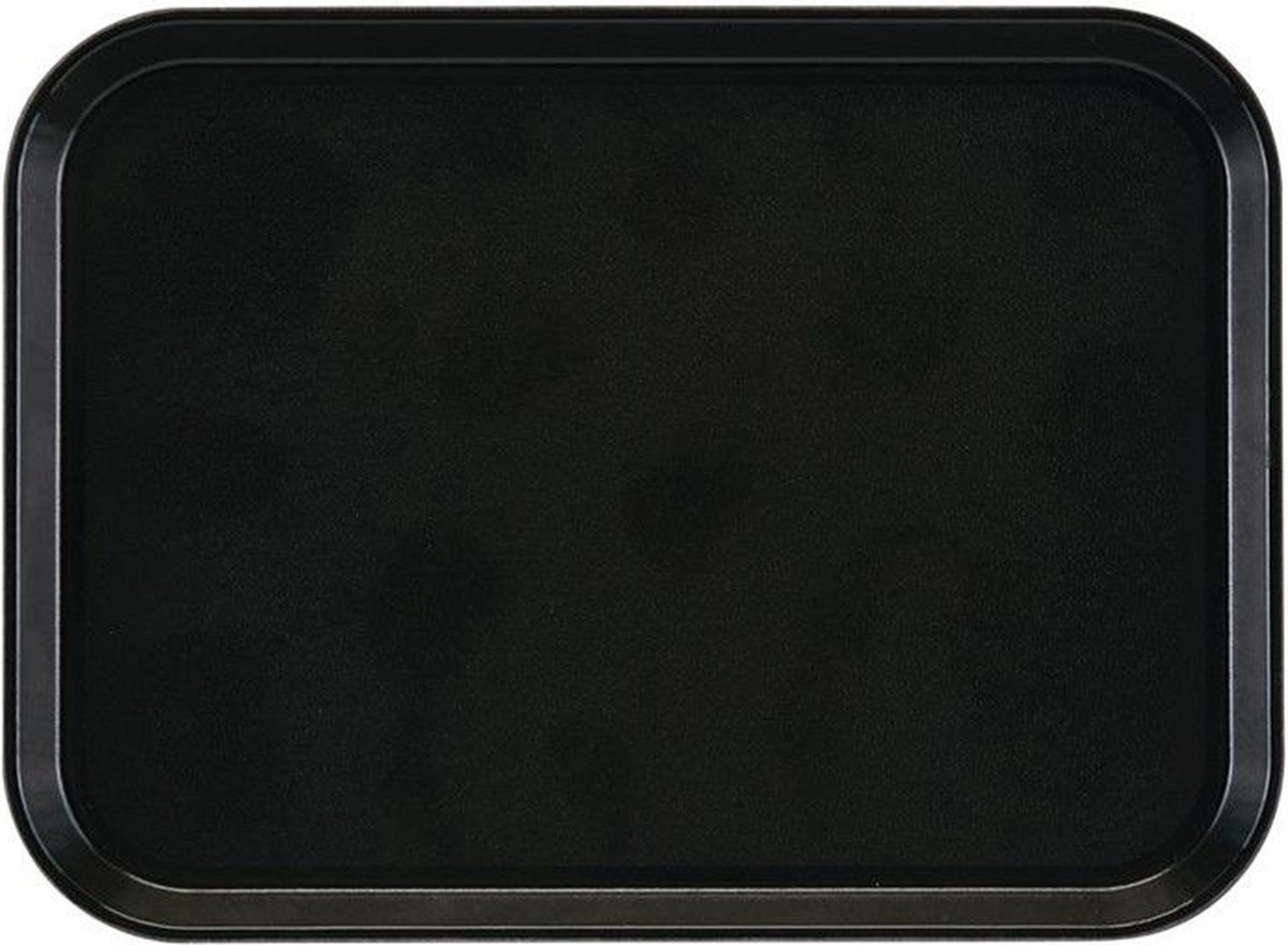 Cambro EpictREAd Rechthoekig Antislip Glasvezel Dienblad Zwart 35x27cm DS516