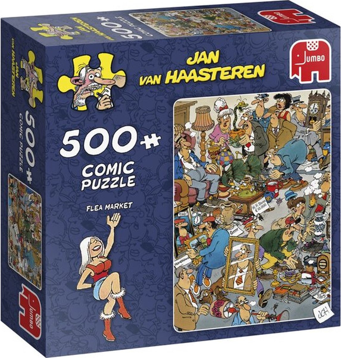 Jan van Haasteren Flea Market puzzel - 500 stukjes