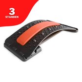 QNIC - Backstretcher - Rugstretcher - Postuur corrector - Rug corrector- Rood - 3 Standen - GRATIS STRETCH INSTRUCTIE BLAD