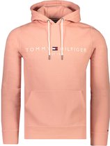 Tommy Hilfiger Hoodies Roze Roze Normaal - Maat XS - Heren - Lente/Zomer Collectie - Katoen;Polyester