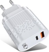TS8 - Snellader 20W Dual Charger met USB A-C Poort