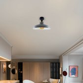 Moderne Vintage Industriële Inbouw Plafondlamp Metalen Vorm Schaduw Binnenverlichting Fitting Voor Slaapkamer, Keuken, Woonkamer en Eetkamer