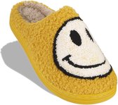 JAXY Smiley Slippers - Smiley Pantoffels - Pantoffels - Smiley Sloffen - Pantoffels Dames en Heren - Sloffen - Sloffen Dames en Heren - Maat 37-38 - Geel