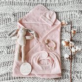 Gioia Giftbox essentials medium blush - Meisje - Babygeschenkset - Kraamcadeau - Baby cadeau - Kraammand - Babyshower cadeau