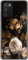 Coque Samsung Galaxy A53 5G - Rose - Or - Bouquet - Siliconen