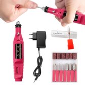 Homezie Nagelfrees - Elektrische nagelvijl - Manicure set - Pedicureset electrisch - Nagelvijl electrisch - 7 opzetstukken