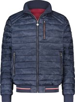 A fish named Fred- Padded printed jacket blue - L