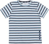 Dirkje jongens gestreept t-shirt Surf Club Blue