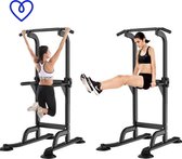 Pull up bar Verstelbaar krachtstation voor Pull Ups.  Pullup Bar apparaat voor Krachttraining en Fitness - Ook te gebruiken als dip station