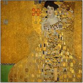 Akoestisch schilderij - EASYphoto  - Medium: 90 x 90 cm - 50 mm  -  Gustav Klimt - Portret van Adèle Bloch-Bauer I - Akoestisch fotopaneel - Akoestisch wandpaneel - Geluidsabsorber