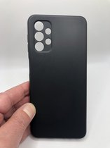 Siliconen back cover case -Geschikt voor Samsung Galaxy A52 / A52 5G / A52s 5G - TPU hoesje Zwart