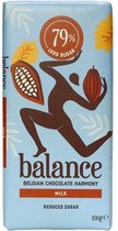 Suikervrij - Balance - chocoladetablet - reep - melk