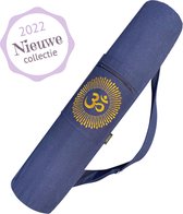 YoZenga yogatas | Ohm Indigo Blue met trekkoord | Sporttas | Yoga koker tas