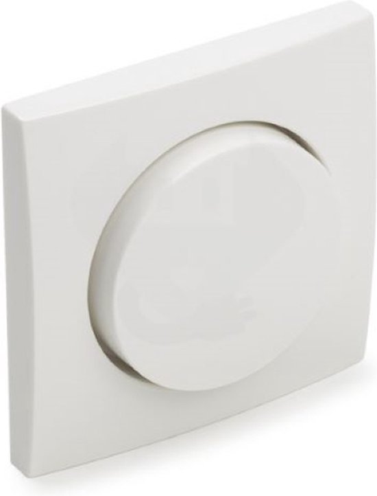 Berker S1 afdekplaat + knop voor dimmer Wit bol