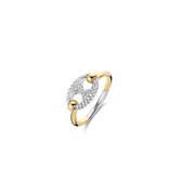 TI SENTO - Milano Ring 12257ZY - Zilveren dames ring - Maat 56