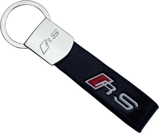 Luxe Auto Sleutelhanger met Lederen Strap - RS stijl - Past bij oa. Audi  RS3 / RS4 /... | bol.com