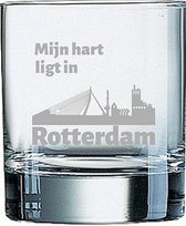 Gegraveerde Whiskeyglas 20cl Rotterdam