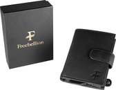 Freebellion Luxe Portemonnee met pasjeshouder - Kaarthouder - Creditcardhouder - Leer - 6 tot 7 pasjes