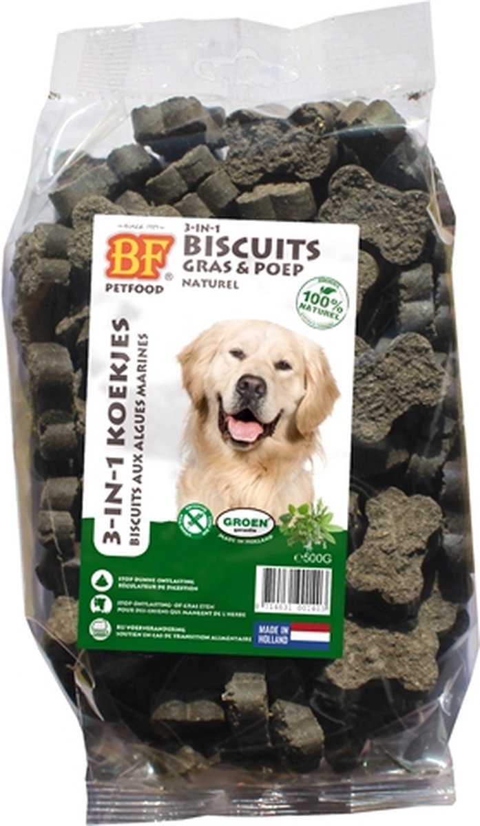 Biofood 3 in 1 koekjes 500 gram Hondensnack Kauwsnack