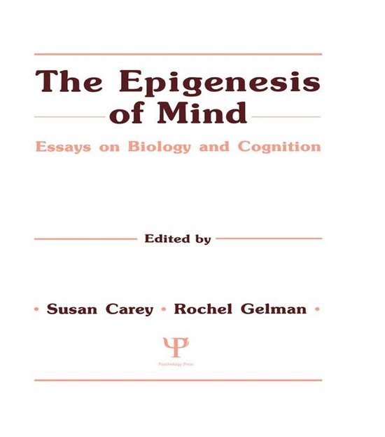 The Epigenesis of Mind - cover