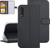 Zwart hoesje Samsung Galaxy A50 Book Case - Pasjeshouder - Magneetsluiting (A505F