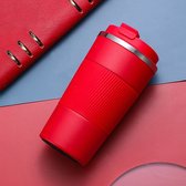 RVS Thermos koffiemok - rood