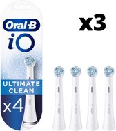 Oral-B iO Ultimate Clean Opzetborstels Wit - 3 x 4 stuks - Voordeelverpakking