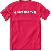 Saitama T-Shirt | Wolfpack Crypto ethereum Heren / Dames | bitcoin munt cadeau - Roze - L
