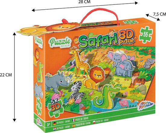 Puzzle pour enfants 3D - Livraison à partir de 3,95 € vers la France