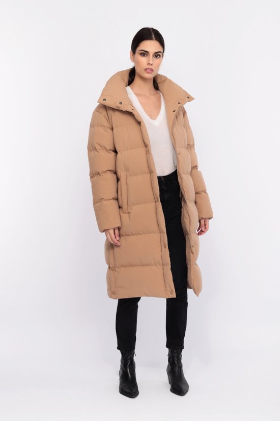 CALI - winterjas dames - lang model - puffy coat | bol